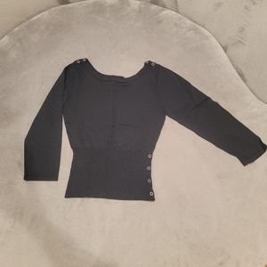 Y2k Black young ladies/women's top